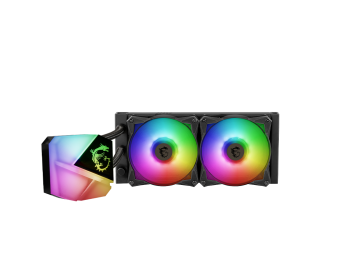 Водяное охлаждение для CPU MSI MAG CORELIQUID C240. Socket Intel/AMD, 4pin, Fan 2x120см, ARGB