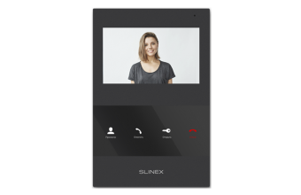 4-х дюймовый видеодомофон Slinex SQ-04M Черный