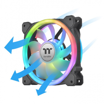 Кулер для компьютерного корпуса Thermaltake SWAFAN 12 RGB Radiator Fan TT Premium Edition (3-Fan Pac