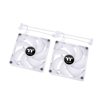 Кулер для компьютерного корпуса Thermaltake CT120 ARGB Sync PC Cooling Fan White (2 pack)
