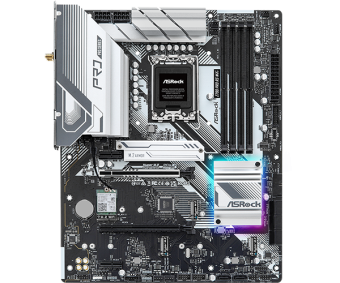 Материнская плата ASRock Z790 PRO RS WIFI LGA1700 4xDDR5 8xSATA RAID 4xM.2 HDMI DP eDP ATX