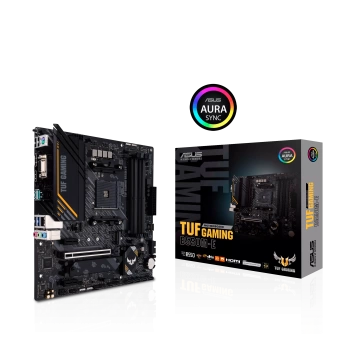 Материнская плата ASUS TUF GAMING B550M-E AMD B550 AM4 4xDDR4 4xSATA3 2xM.2 D-Sub HDMI DP mATX