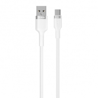 Кабель Olmio Rapid USB 2.0 - Type-C  1.2, 3A белый