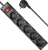 Сетевой фильтр Defender ES LARGO - 1.8 М, 5 розеток, черный