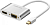 Адаптер UGREEN MD115 Mini DP to HDMI + VGA Converter (Silver)