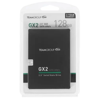 Твердотельный накопитель  128GB SSD TeamGroup GX2  2.5” SATA3 R500Mb/s, W320MB/s T253X2128G0C101