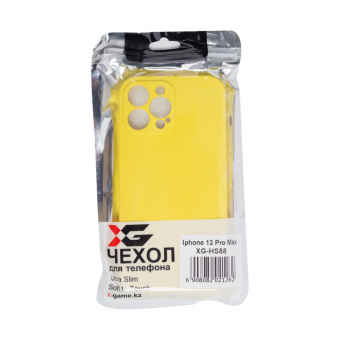 Чехол для телефона X-Game XG-HS88 для Iphone 13 Pro Max Силиконовый Жёлтый