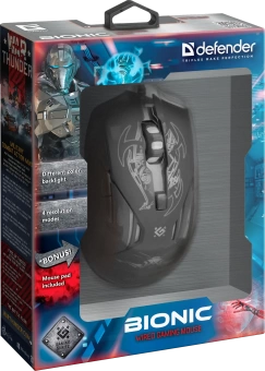 Мышь игровая Defender Bionic GM-250L