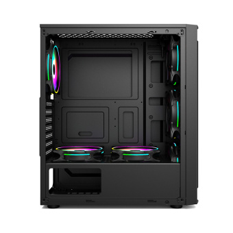 Компьютерный корпус 1STPLAYER RAINBOW RB-4 Black без Б/П