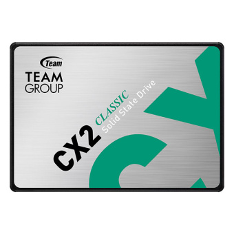 Твердотельный накопитель  256GB SSD TeamGroup CX2  2.5” SATA3 R520Mb/s, W430MB/s T253X6256G0C101