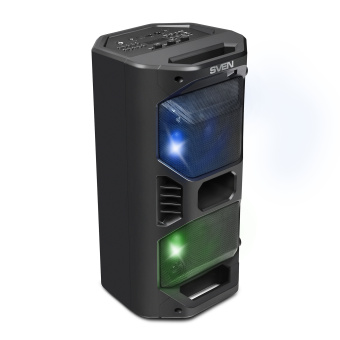 SVEN PS-600, черный, акустическая система (2.0, мощность 2x25 Вт (RMS), Bluetooth, FM, USB, microSD,