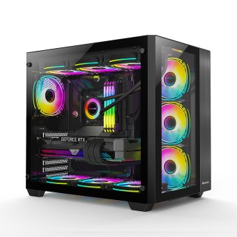 Компьютерный корпус Huntkey S980 Tornado Black без Б/П