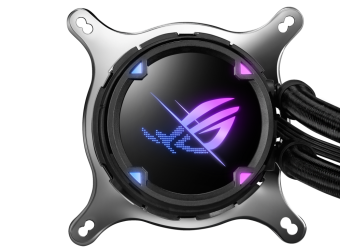 Водяное охлаждение CPU Asus ROG STRIX LC II 240 Liquid CPU Cooler, 2 x12cm PWM Fan