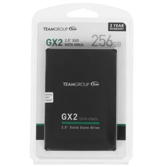 Твердотельный накопитель  256GB SSD TeamGroup GX2  2.5” SATA3 R500Mb/s, W400MB/s T253X2256G0C101