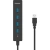 USB Хаб ORICO W8PH4-U3-BK-BP <USB3.0x4, 30cm, 136*30*22mm, BLACK>