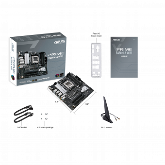 Материнская плата ASUS PRIME B650M-A WIFI AM5 4xDDR5 4xSATA3 RAID 2xM.2 VGA HDMI DP mATX