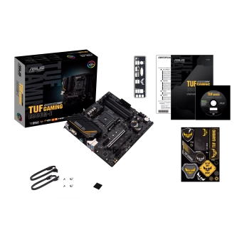 Материнская плата ASUS TUF GAMING B550M-E AMD B550 AM4 4xDDR4 4xSATA3 2xM.2 D-Sub HDMI DP mATX