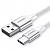 Кабель UGREEN US288 USB-A 2.0 to USB-C Cable Nickel Plating Aluminum Braid 1m (White)