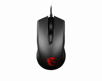 Мышь MSI Clutch GM40 Black GAMING Mouse USB2.0/кабель 2м/Вес 129г./Черный
