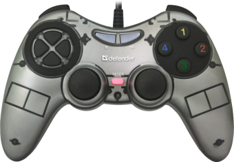 Геймпад проводной Defender Zoom USB Xinput, 10 кнопок, 2 стика