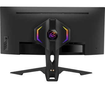 Монитор 34" ASRock PG34WQ15R3A VA 3440x1440@165Hz 1мс 550cd/m2 3000:1 Curved 2xHDMI DP Black