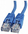 Патч-корд медный UTP Cablexpert PP10-1M/B кат.5e, 1м, литой, многожильный (синий)