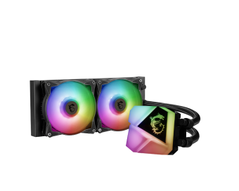 Водяное охлаждение для CPU MSI MAG CORELIQUID C240. Socket Intel/AMD, 4pin, Fan 2x120см, ARGB