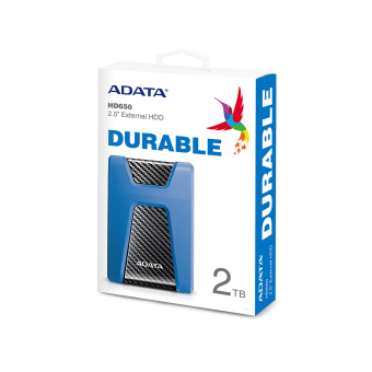 Внешний жесткий диск ADATA HD650 2TB Синий