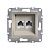 Розетка компьютерная двойная SE EPH4400169 Asfora RJ45 кат.5e механизм БРОНЗА