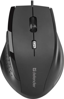 Мышь проводная Defender Accura MM-362 черный,6 кнопок, 800-1600 dpi, НОВИНКА!