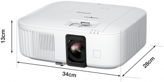 Проектор Epson V11HA73040 EH-TW6250 LCD: 3 х 0.61", FullHD (1920x1080), 4K, 2800  lm, 35000:1, HDMI