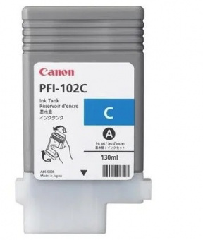 Cartridge Canon/PFI-102C/Designjet/№102/cyan/130 ml