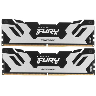 ОЗУ Kingston FURY Renegade RGB 48Гб (24GB x2) DIMM DDR5, 6400MT/s, CL32, 1.35 В, KF564C32RSK2-48