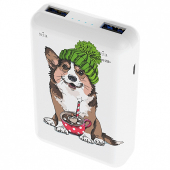                     Зарядное устройство Power bank Ritmix RPB-10007 Corgi