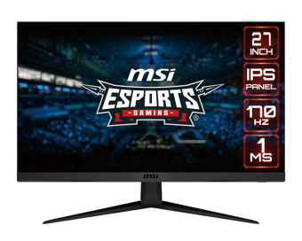 Монитор 27" MSI G2712 IPS 1920х1080 170Hz 1ms 250cd/m 1100:1 DP 2xHDMI
