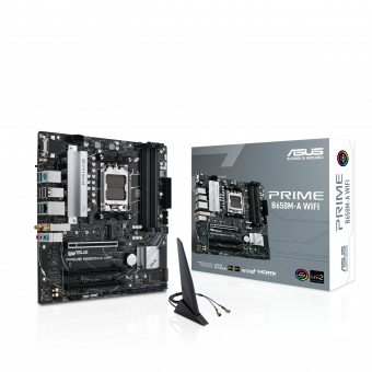 Материнская плата ASUS PRIME B650M-A WIFI AM5 4xDDR5 4xSATA3 RAID 2xM.2 VGA HDMI DP mATX