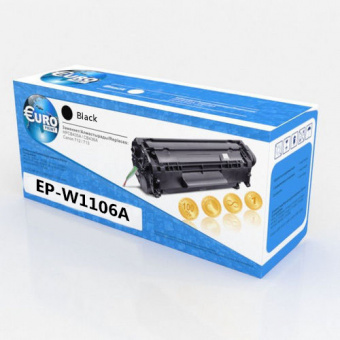 Картридж W1106A (№106А) (с чипом) for Laser MFP 135a/135w/137fnw/107a/107w Euro Print 