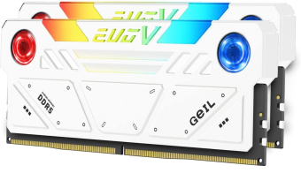 Оперативная память 32GB Kit (2x16GB) GEIL EVO V RGB 8000Mhz DDR5 PC5-64000 GESW532GB8000C38ADC White