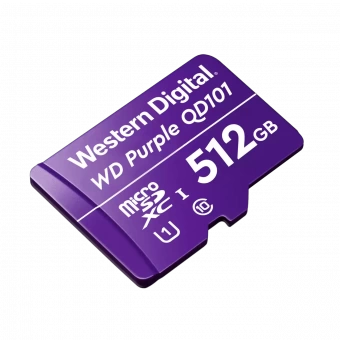 Карта памяти  512GB Western Digital Purple MicroSDHC Class 10 WDD512G1P0C