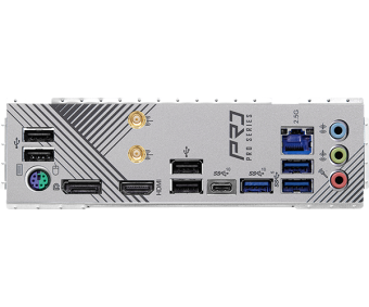 Материнская плата ASRock Z790 PRO RS WIFI LGA1700 4xDDR5 8xSATA RAID 4xM.2 HDMI DP eDP ATX