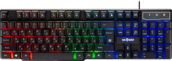 Клавиатура проводная Defender Mayhem GK-360DL RU,RGB подсветка,19 Anti-Ghost