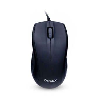Мышь Delux DLM-375OUB Optical, (black)