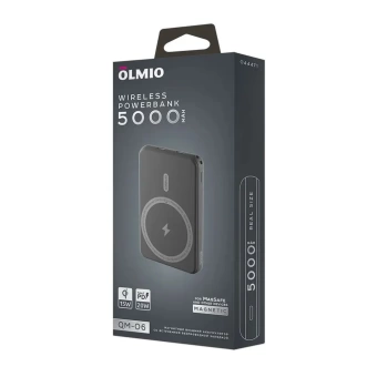 Зарядное устройство Power bank Olmio QM-06 5000mAh серый