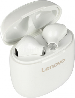 Гарнитура TWS Lenovo HT30 White <Lenovo Extra Bass Technology, 20(4*5) hours Playing time with 200H standby time, Excellent Compatibility with Bluetooth 5.0, IPX5 Sweat & Water-resistant>
