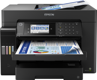 Струйное цветное МФУ Epson L15160 C11CH71404 А3+, до 32 стр/мин, сканер А3, fax, WIFI, Ethernet, Duplex