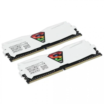 Оперативная память 16GB Kit (2x8GB) GEIL DDR4 3200MHz SUPER LUCE RGB WHITE GLWS416GB3200C16ADC