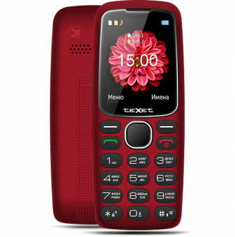                     Мобильный телефон Texet TM-B307 красный