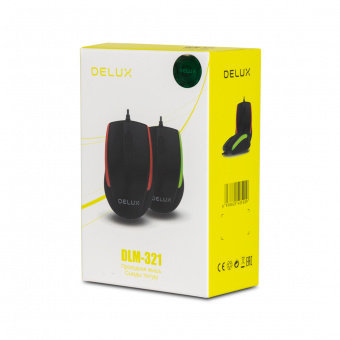 Мышь беспроводная Delux DLM-321OGB