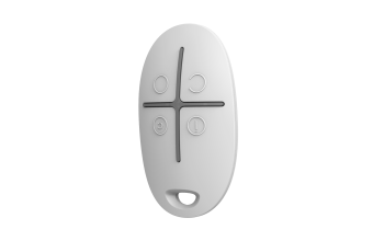 Брелок AJAX SpaceControl с тревожной кнопкой, белый
