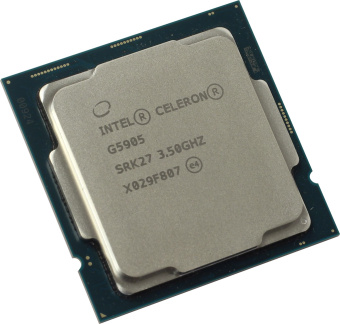 CPU Intel  Celeron G5905 3,5 GHz 2Mb 2/2 Comet Lake Lake Intel® UHD Graphics 610 58W FCLGA1200 Tray